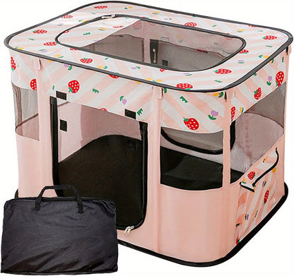Portable Foldable Pet Playpen Collapsible Crates Kennel Playpen For Dog Cat And Rabbit &Travel Playpen, Portable Pet Play Pens, Dog And Cat Playpen Foldable, Dog Tent Puppy Playground For Puppy Indoor/Outdoor (M.L.XL.XXL).