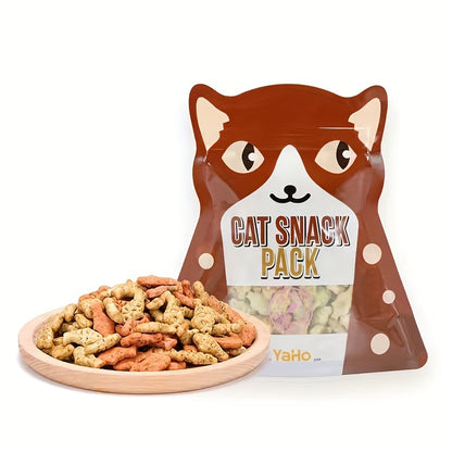 Cat Biscuits Salmon Snacks Chicken Tuna Multiplicity Nutrition Health Easy To Eat Digest Crispy Catnip Fish Biscuits Pet Snacks Cat Snacks Pet Food