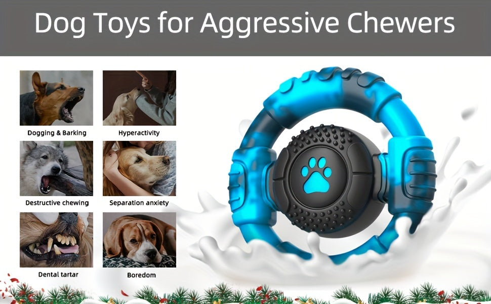 Dog Chew Toys Squeak Chewing Toys Durable Interactive Puppy Toy Teeth Cleaning Nylon Pet Toys