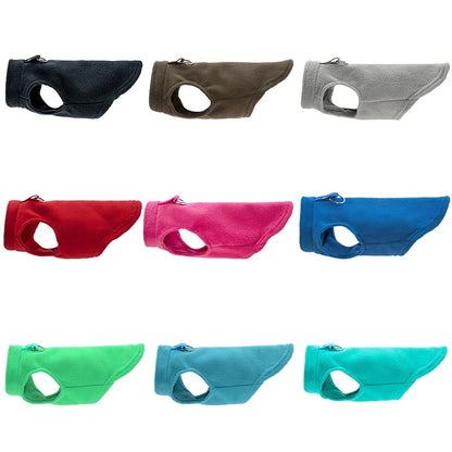 Tailoredtrend, Cozy Fleece Dog Vest - Thick, Solid Color Pet Apparel for Small to Medium Cats & Dogs, Hand Wash Only - Perfect for Fall/Winter