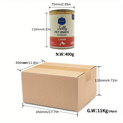 Canned dog canned cat canned pet snacks canned 400g shredded chicken frozen canned high meat containing cats and dogs