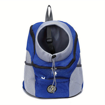 Portable Pet Pal Dog Carrier Backpack - Spacious Nylon Travel Bag with Zipper Closure for Hiking, Camping, and Outdoor Adventures - Comfortable, Ventilated, and Easy to Clean