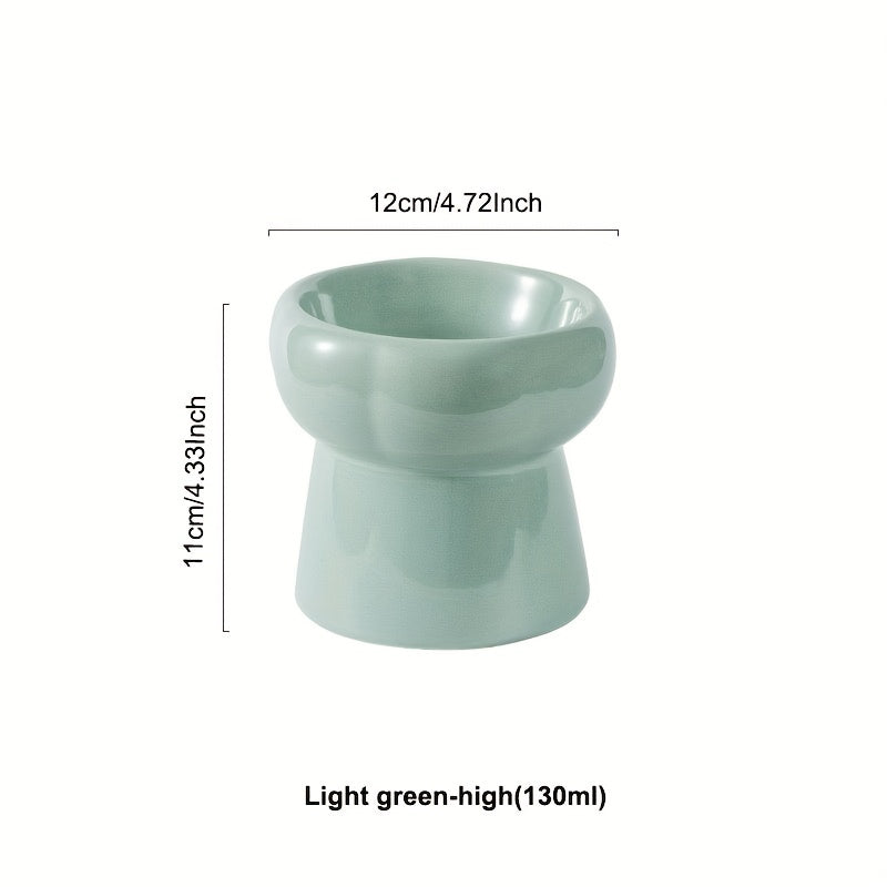 Ceramic Elevated Pet Bowls for Healthy Feeding and Hydration of Your Dog or Cat