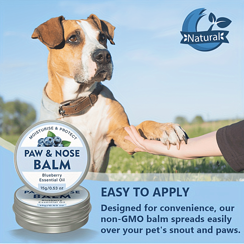 Soothing Dog Paw & Nose Balm - Aluminum Tin, Battery-Free, Pet Care Essentials