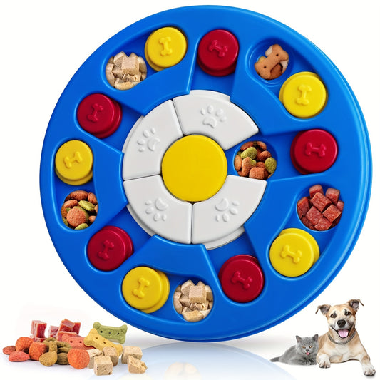 WINGPET 1pc Pet Puzzle Toy Slow Feeder Bowl For Dog & Cat, Interactive Dog Toy For Treats Training