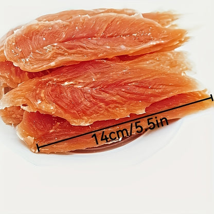 3x200g Natural Chicken Jerky Dog Treats, Low-Fat Chewy Rawhide Sticks, All Black Fridays Pet Snacks, Healthy Training Chews for Small to Large Dogs, Bag Container