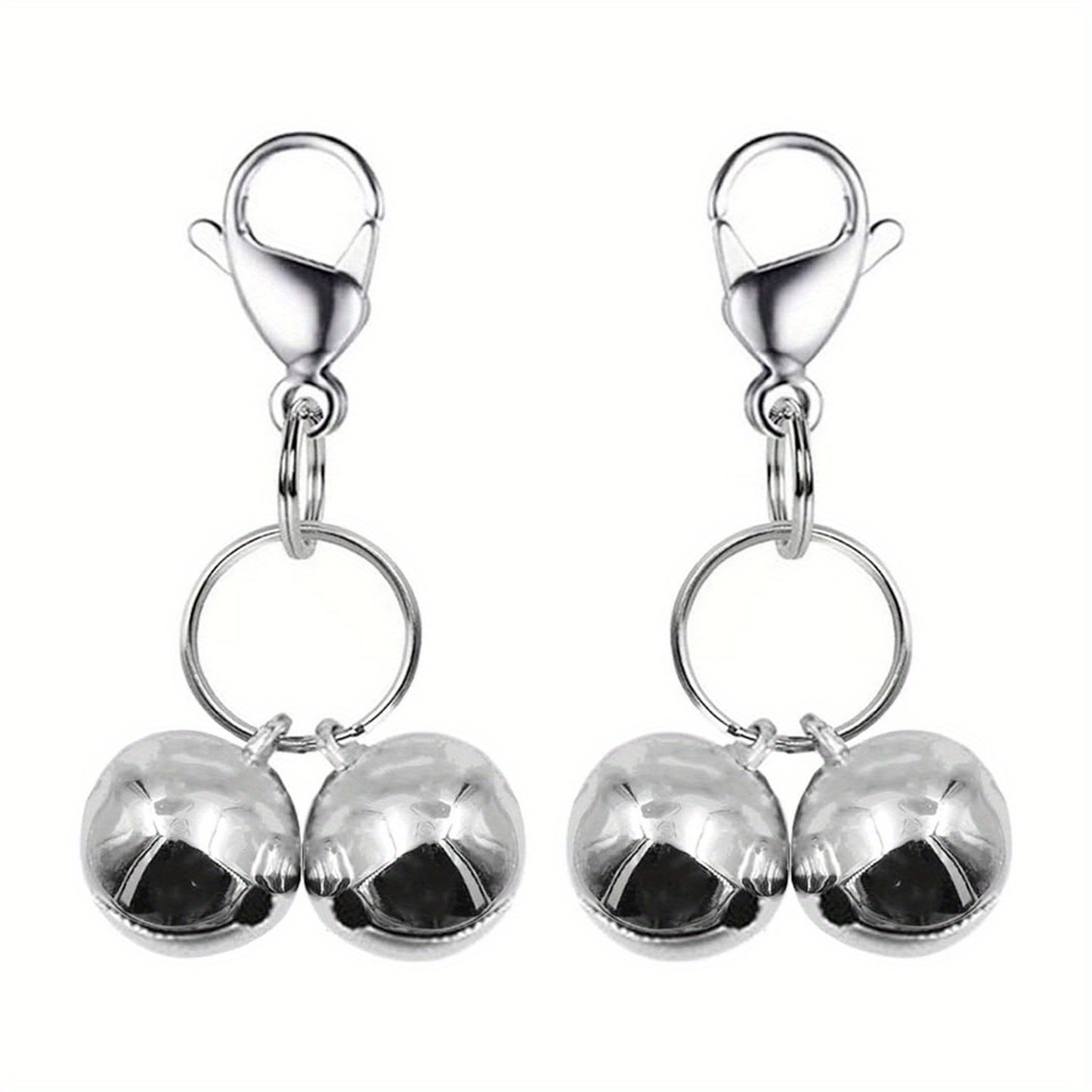 3pcs Pet Round Dog Bells Dog Charm Bells Pet Pendant, Anti-Lost Training Bells For Collars, Suitable For Pet Pendant Accessories, 1/2-Inch