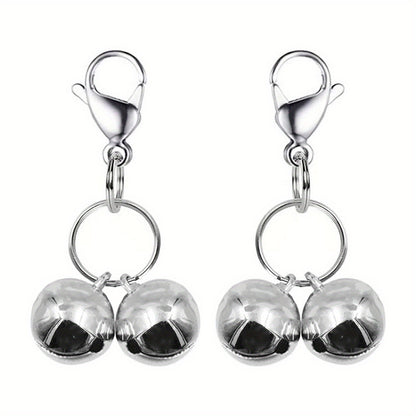 3pcs Pet Round Dog Bells Dog Charm Bells Pet Pendant, Anti-Lost Training Bells For Collars, Suitable For Pet Pendant Accessories, 1/2-Inch