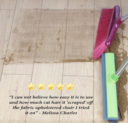 Floor Hair broom Dust Scraper & Pet rubber Brush Carpet carpet cleaner Sweeper No Hand Wash Mop Clean Wipe Window tool
