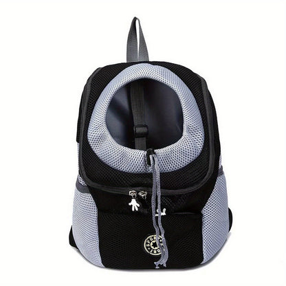 Portable Pet Pal Dog Carrier Backpack - Spacious Nylon Travel Bag with Zipper Closure for Hiking, Camping, and Outdoor Adventures - Comfortable, Ventilated, and Easy to Clean
