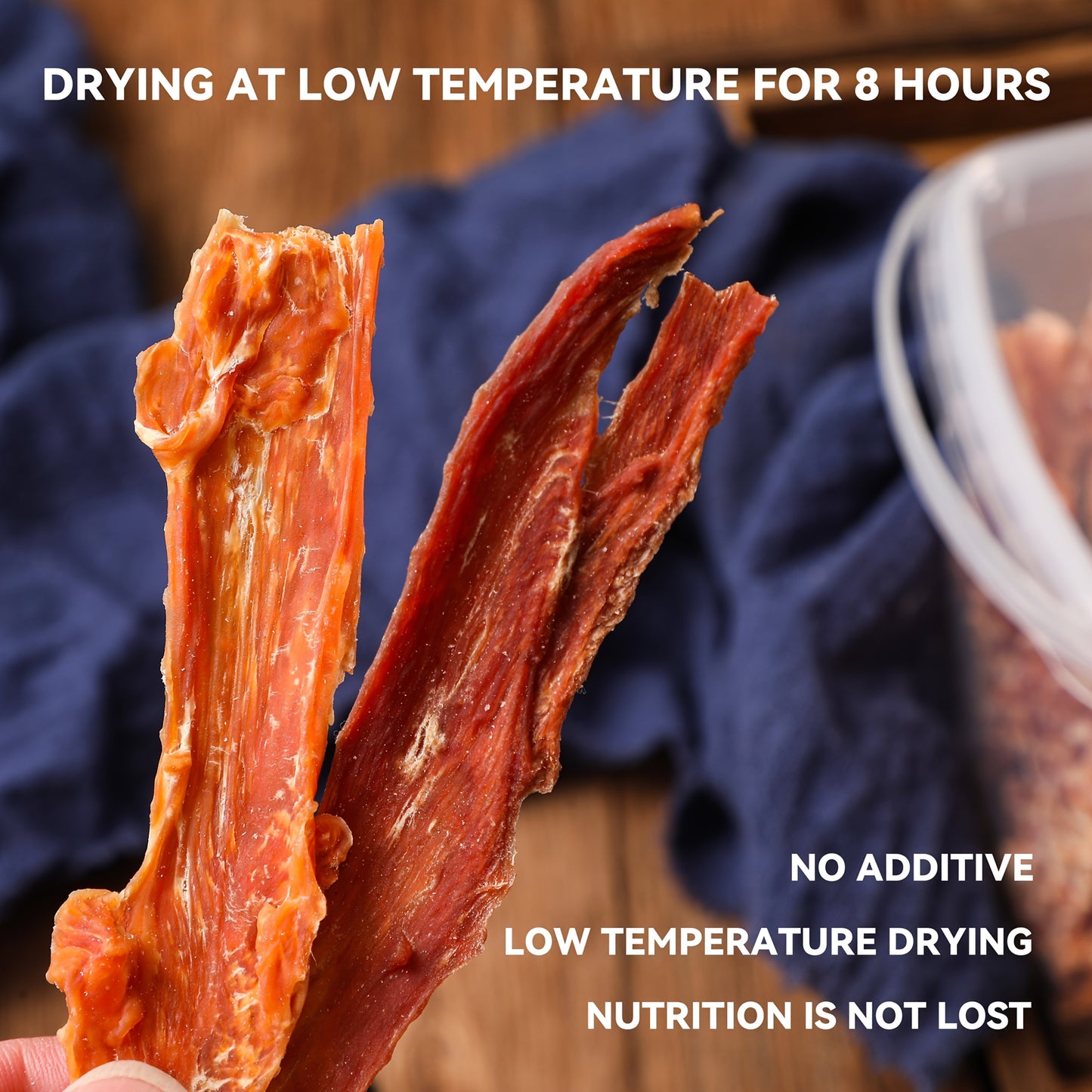 Set of Three (3*200G) 600G/21.1Oz Duck Jerky And Chicken And Cowhide Sticks, Along with Duck Jerky Dog Treats Suitable for Small, Medium, And Large Dogs. These Chewy Snacks Are Easy to Digest, Long-Lasting Dog Chews, Perfect