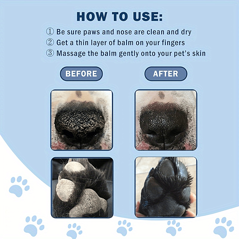 Soothing Dog Paw & Nose Balm - Aluminum Tin, Battery-Free, Pet Care Essentials