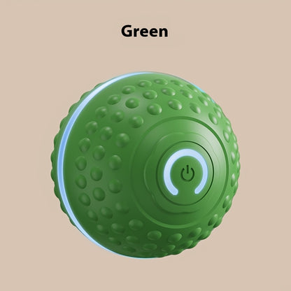 PounceEarth Large Dog Ball Toy - Bite-Resistant Durable Dog Ball with USB Rechargeable Battery, Interactive Polka Dot Design & Multiple Modes for All Breeds - Promotes Playful Engagement & Stimulates Curiosity, Dog Ball Toy,