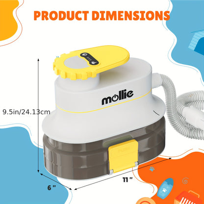 300W Pet Grooming Vacuum Blower - 3-Speed Multifunctional Grooming Machine for Dogs & Cats with 6 Nozzles, 1.06gal Capacity, And Storage Bag - All-in-One Pet Care Tool