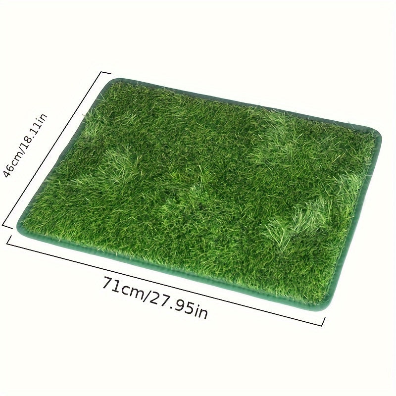 Ultimate Washable Dog Grass Mat - Reusable, Odor-Control Artificial Lawn for Pet Training, Easy-Clean Pee Pad with Non-Slip Backing, Perfect for Indoor or Outdoor Use