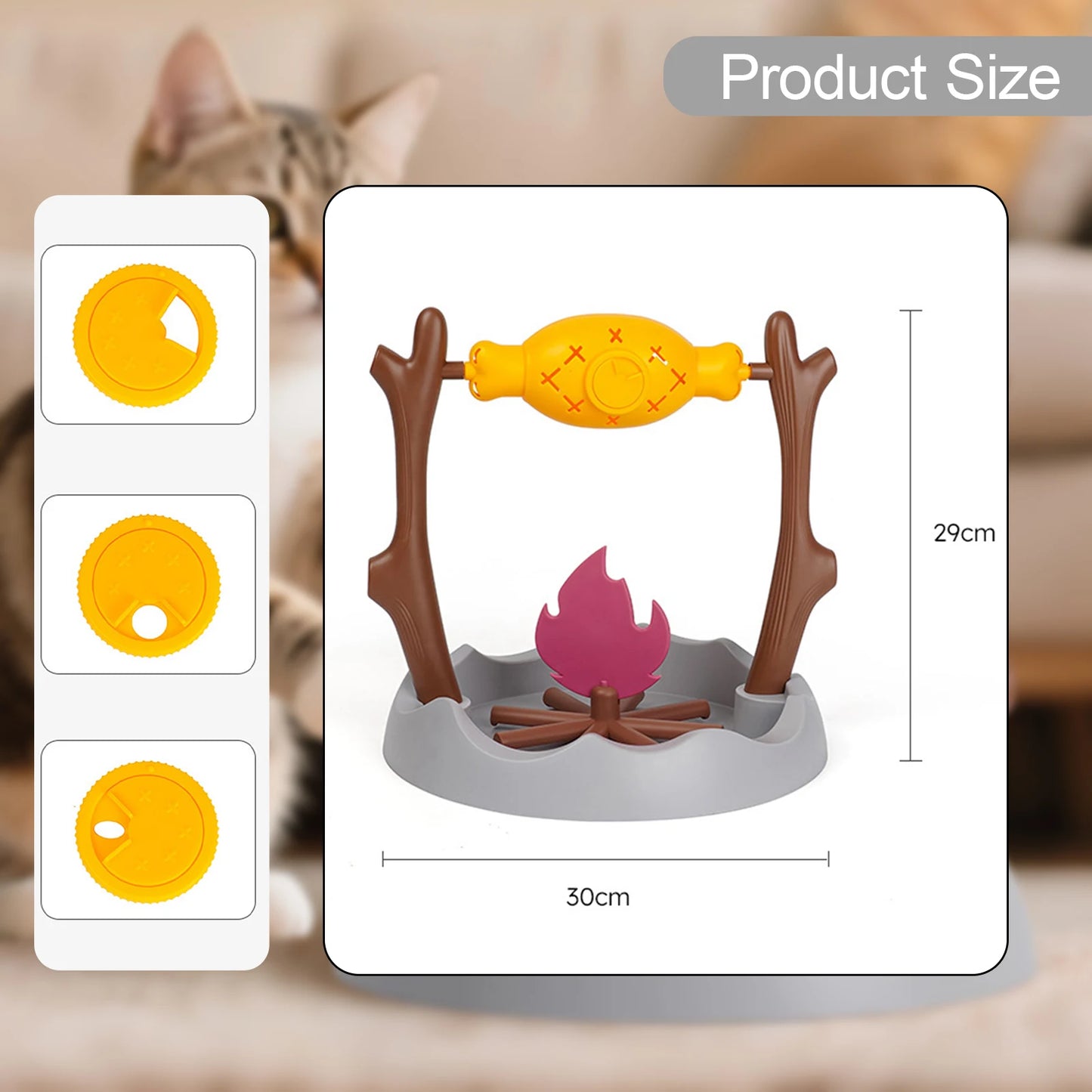 Creative Fun Cats Slow Feeding Snack Bowl Pet Interactive Food Leak Toys Dog Cat Grilled Fish Spinning Puzzle Toy Sniff Training