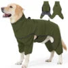 Thick  Warm Pet Clothing  Pet Clothing with Leash and Reflective Strips  High-necked  Fully Enclosed  Multi-functional Clothing