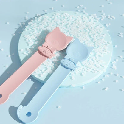 Cat tail shaped pet feed spoon Food spoon Cat strip squeeze feed dispenser indoor puppy kitten treat liquid food spoon