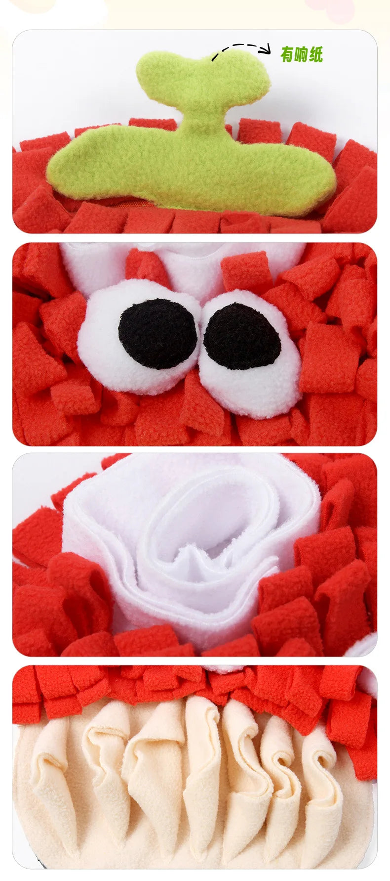 Pet Snuffle Mat for Dogs Cats Rabbit Puzzle Toy for Small Medium Dogs Interactive Pet Stress Relief Dogs Chew Toys Slow Eating