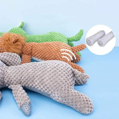 Plush Cartoon Puppy Dog Toys Pet Chew Squeak Toys for Small Dogs Teeth Grinding Soothing Environmentally Friendly Safe Pet Toys