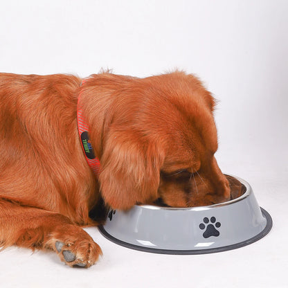 1PC Stainless Steel Pet Bowl Cat Bowl Dog Food Bowl Multi-Specification Anti-fall Food Bowl Food Bowl Feeding Pet Supplies
