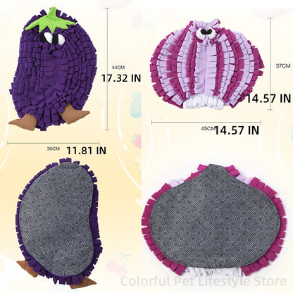 Pet Snuffle Mat for Dogs Cats Rabbit Puzzle Toy for Small Medium Dogs Interactive Pet Stress Relief Dogs Chew Toys Slow Eating