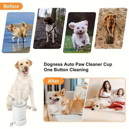 LAMGOOL Pet Feet Washer Electrical Pet Paw Cleaner Automatic Pet Foot Cleaning Cup Portable Quick Low Noise Dog Cat Paw Cleaner