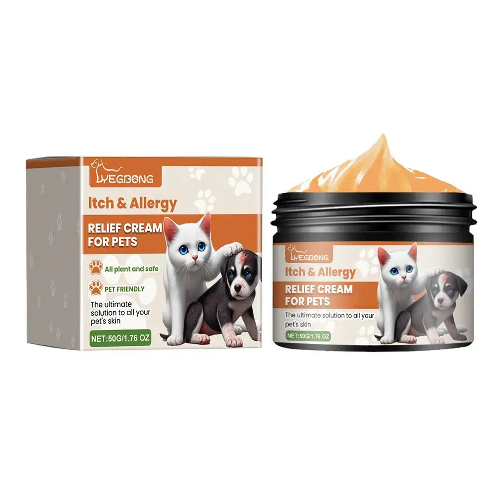 2024 Pet Antiitch Antiallergic Cream Skin Soothing Recovery Care Herbal Nourishing Cream Desechos Y Limpieza Del Hogar Aseo Para