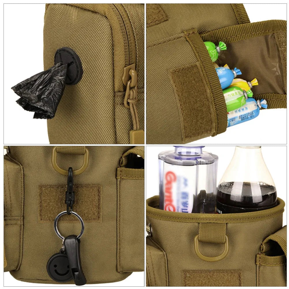 Pet Dog Puppy Training Treat Snack Bait Pet Feed Pocket Pouch Obedience Pouch Food Bag Pocket Snack Reward Waist Bags