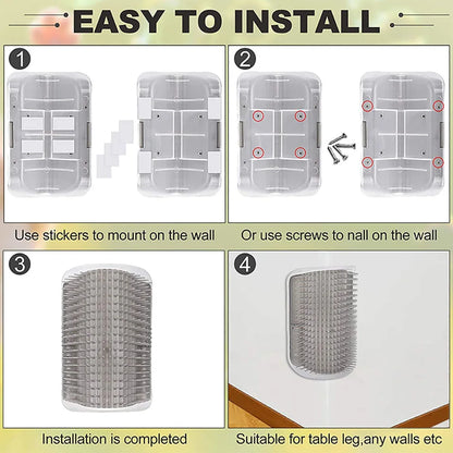 Best-selling Item Massager for Cats PP Material Pets Goods Brush Remove Hair Comb Grooming Table Dogs Care Royal