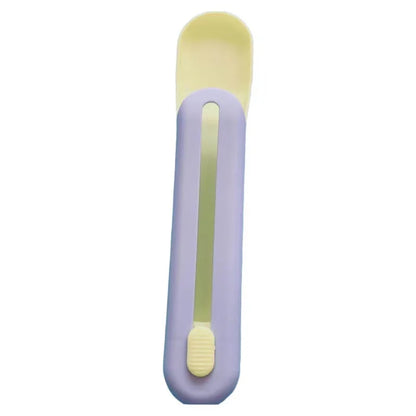 Pet Feed Spoon Food Scoop Cat Treat Bars Squeezer Cereal Dispenser Puppy Kitten Snack Liquid Food Scoop Kitty Treat Accessories