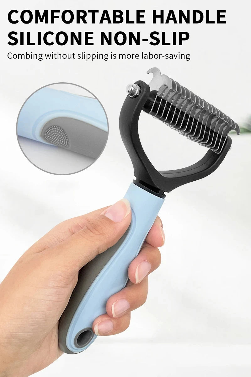 Dog Cat Hair Removal Comb Pet Long Hair Short Hair Pet Grooming Care Brush Trimming Dematting Brush Dog Pet Grooming Equipment