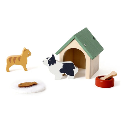 Toy House Accessories Pet Set Great Pet Play Set For Dollhouses Fun Games That Encourage Creativity And Imagination in Children