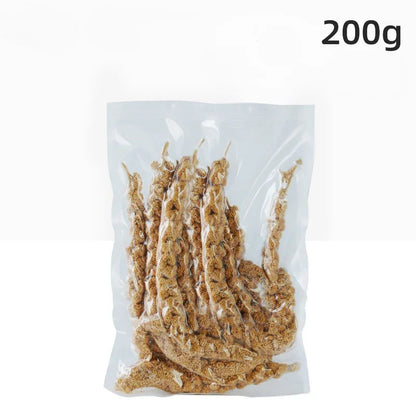 Parakeet snack grain with shell yellow millet Xuanphoenix tiger skin feed bird food bird food Wenbird pearl bird snack
