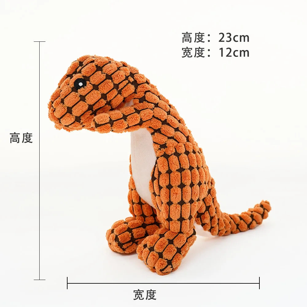 Pet Toys  Animals Shape Bite Resistant Squeaky Toys Teeth Grinding Plush Dog Toy for Small Large Puppy Pets Training Accessories