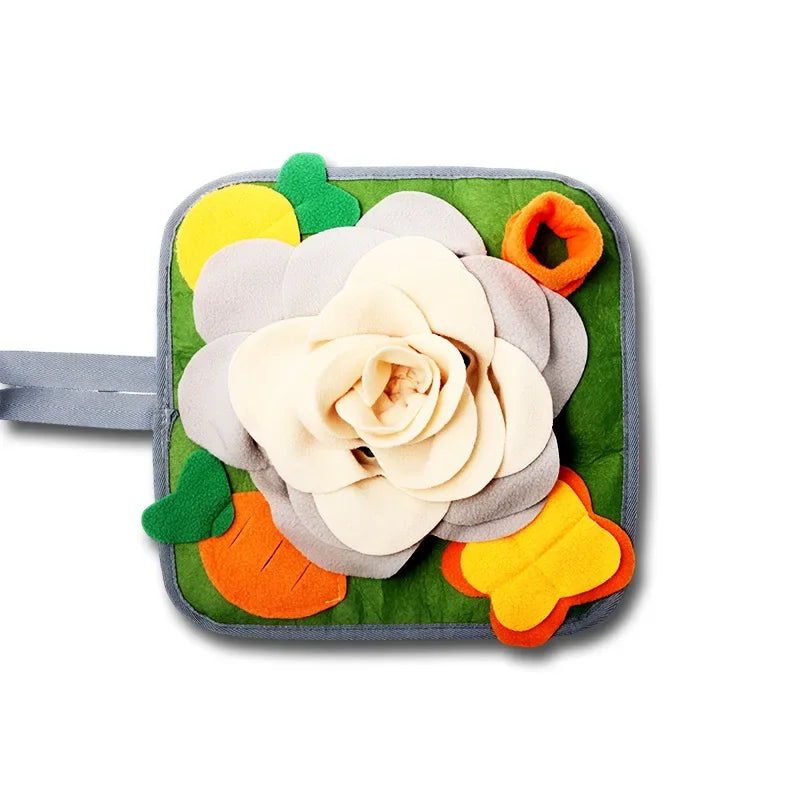 Pet Sniffing Mat, Rabbit Feeding Mat, Hamster Sniffing Training Toy, Foraging Blanket, Emotional Relief, Slow Eating Pad