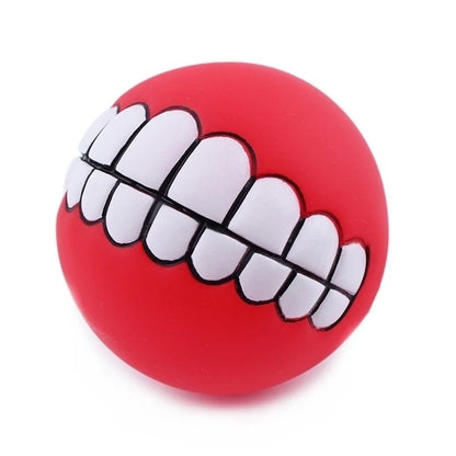 Pet Dog Puppy Ball Teeth Silicon Chew Toys Sound Novelty Playing Funny Toys Dog Accessories Dog Toys For Large Dogs Игрушки