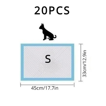 Disposable Pet Diapers Cat DogPig Pet Care Pads High Water Absorption Pet Diapers Disposable Diapers for Dogs Elderly People