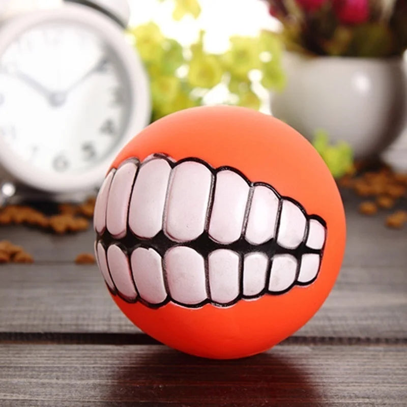 Pet Dog Puppy Ball Teeth Silicon Chew Toys Sound Novelty Playing Funny Toys Dog Accessories Dog Toys For Large Dogs Игрушки