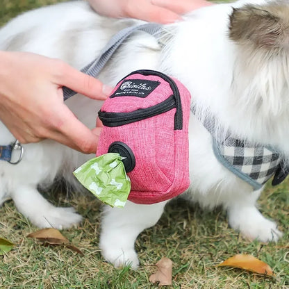 Portable Training Treat  Outdoor Pet Dog Treat Pouch Puppy Snack Reward Waist Bag Poop Bag Dog Carriers Bags