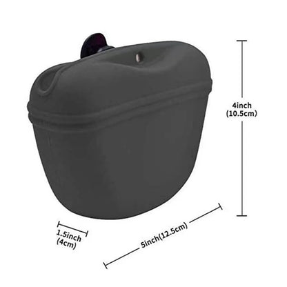 Hot-selling Pet Silicone Dog Food Bag Portable Dog Training Snack Bag Training Snack Bags Dogs Training Fanny Pack Pet Supplies