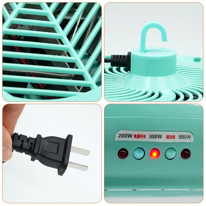 220V Pet Intelligent Heating Lamp Animal Warm Light Pet Temperature Control Air Conditioning Heating Poultry Brooding Incubator