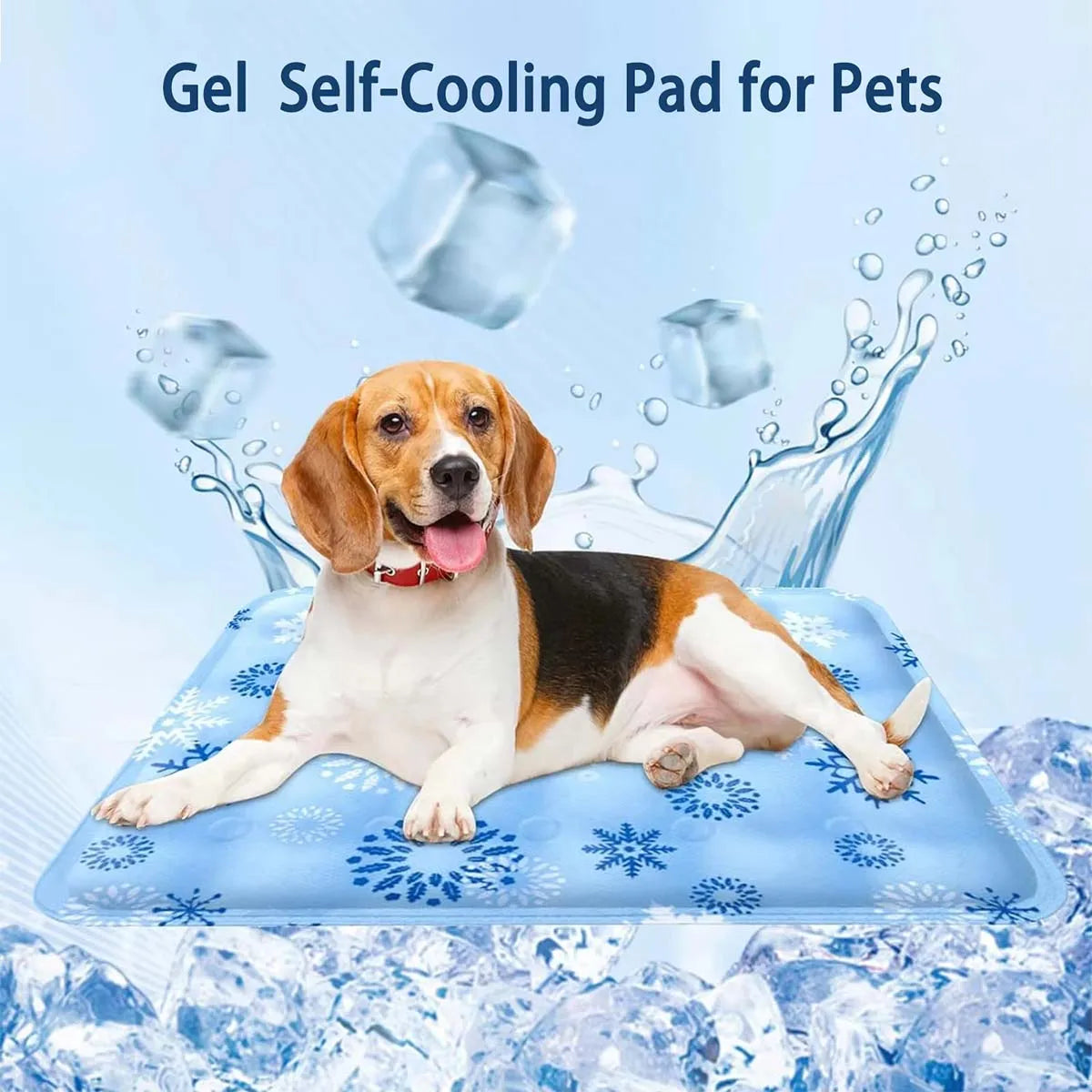 Pet Cooling Mat Dry Ice Pet Cool Pad Water Injection Cooling Dog Beds Keep Your Pet Cool Waterproof Wear Resistant For Dogs&Cats
