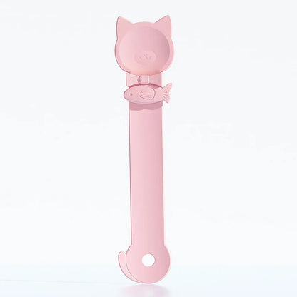 Cat tail shaped pet feed spoon Food spoon Cat strip squeeze feed dispenser indoor puppy kitten treat liquid food spoon