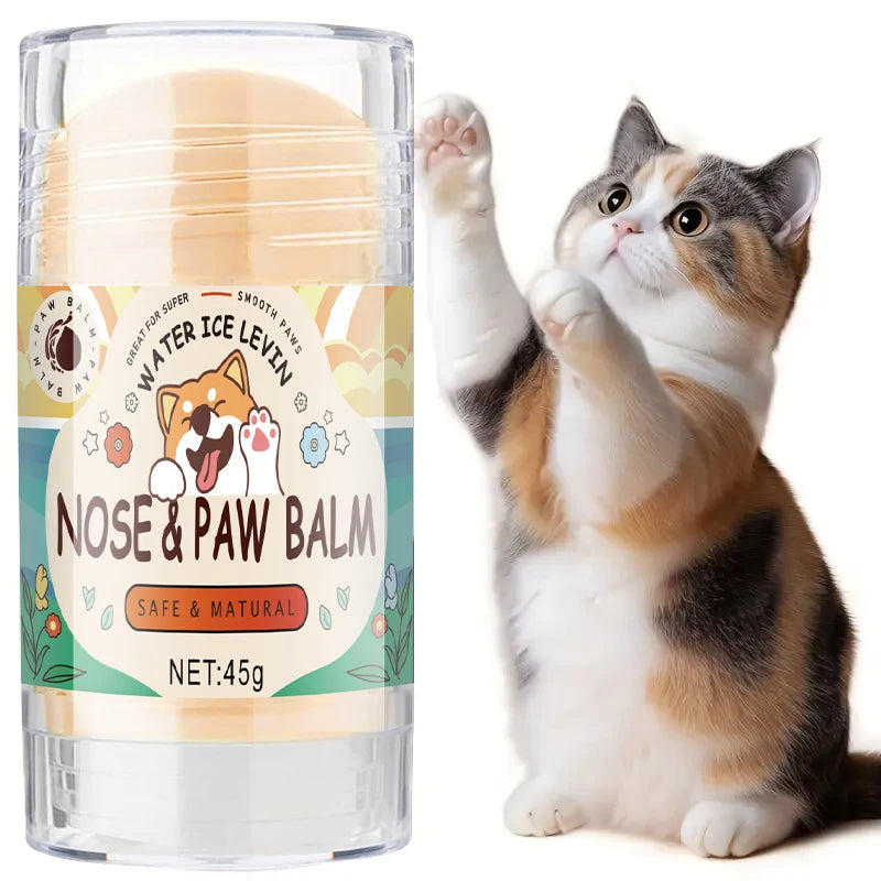 45g Pet Paw Care Cream Is Rich in Natural Plant Ingredients Such as Shea Butter, Coconut Oil and Other Are Gentle and Moisturizing, Quickly Relieves Dry Paws and Cares for Pet Paws