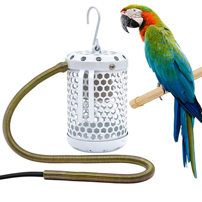 Pet Parrot Heater Preservation Cage Heating Lamp Anti-bite Anti-scalding Reptile Warm Lights Accessories Bird Supplies 220V