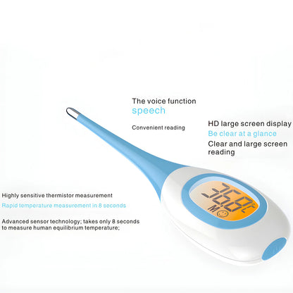 Professional LED Pet Dog Cat Electronic Thermometer Safe Wet Dry Thermometer Veterinary Thermometer Pet Medical Equipment Tools