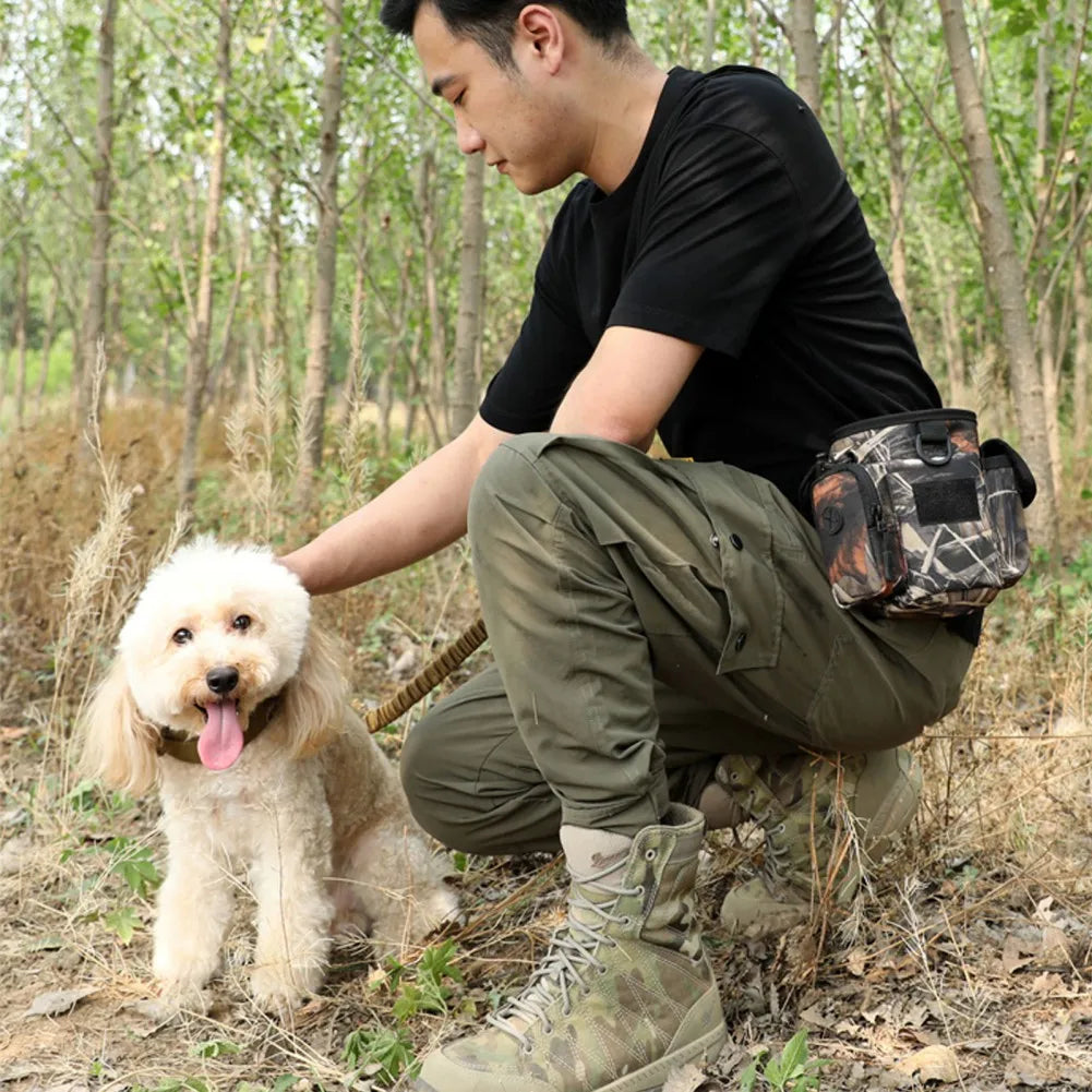 Pet Dog Puppy Training Treat Snack Bait Pet Feed Pocket Pouch Obedience Pouch Food Bag Pocket Snack Reward Waist Bags