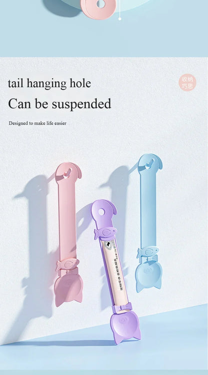 Cat tail shaped pet feed spoon Food spoon Cat strip squeeze feed dispenser indoor puppy kitten treat liquid food spoon