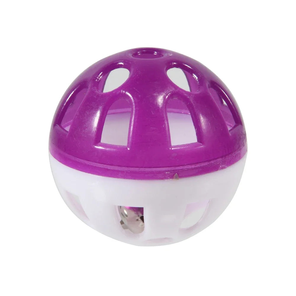 10pcs Pet Parrot Toy Colorful Hollow Rolling Bell Ball Bird Toy Parakeet Cockatiel Parrot Chew Cage Fun Toys Pet Bird Supplies